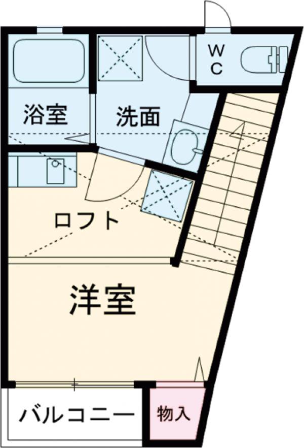 バーミープレイス蒲田の間取り