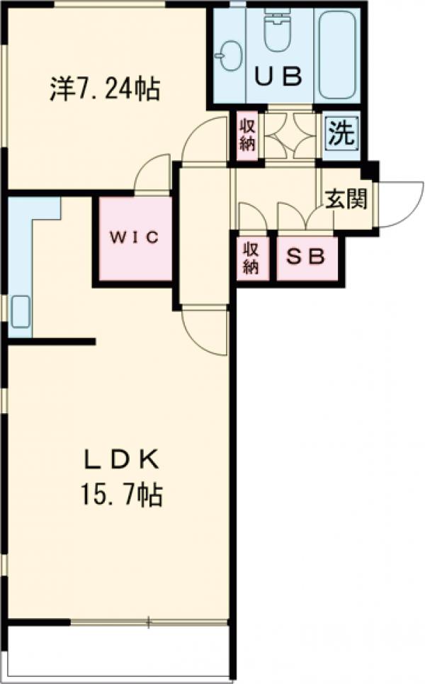 祐天寺イーストの間取り