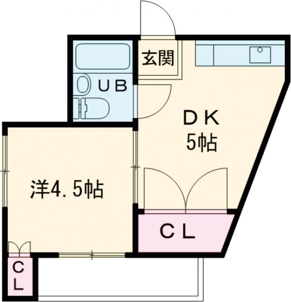 グリフィン祐天寺の間取り