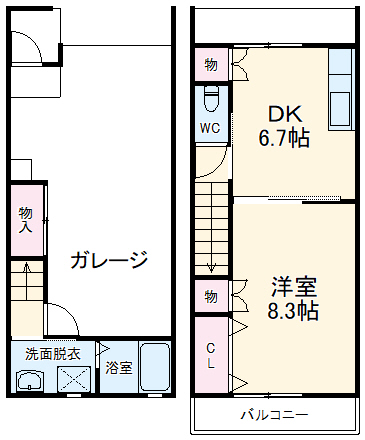 1/1 間取