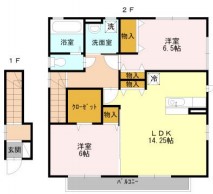 カーサ フェリーチェ Ⅰの間取り