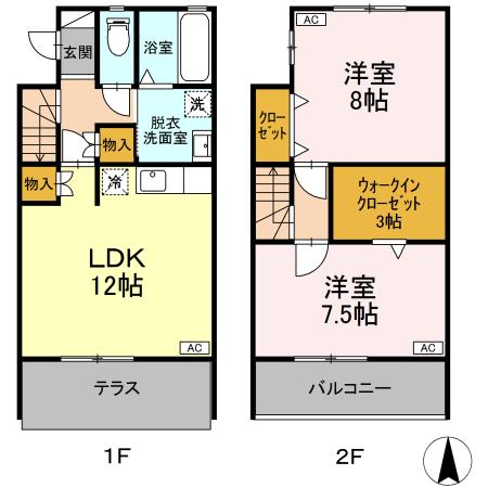 オリオン浅野の間取り