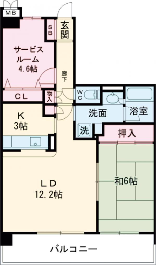 アイリス壱番館の間取り