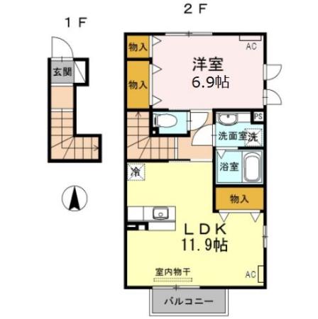 メゾン デュ ノールの間取り