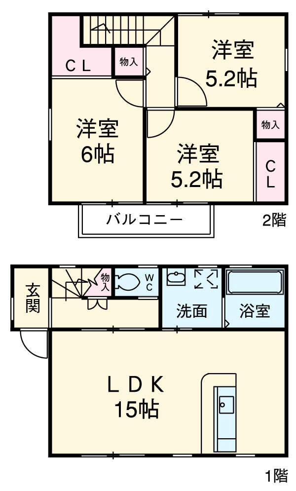 OUR HOUSEの間取り