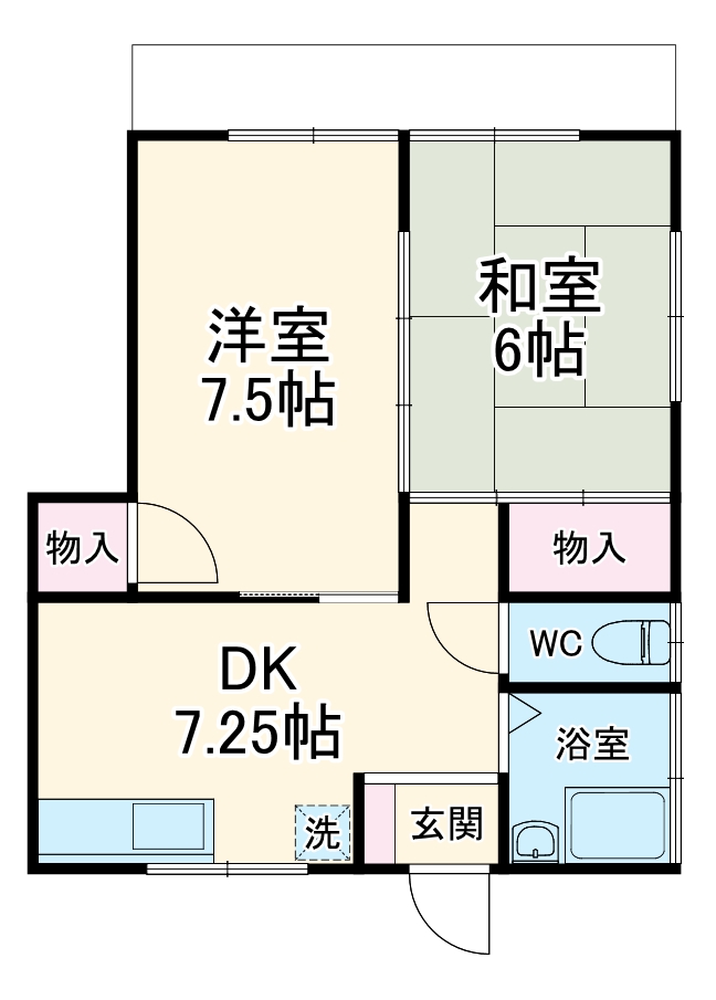 ハイムあずさの間取り