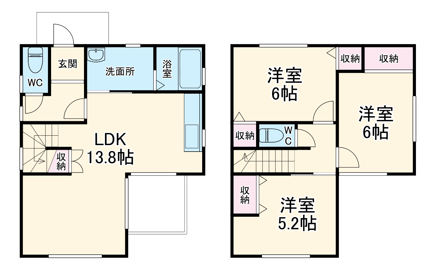 クレメゾンガーデン プラス E棟の間取り