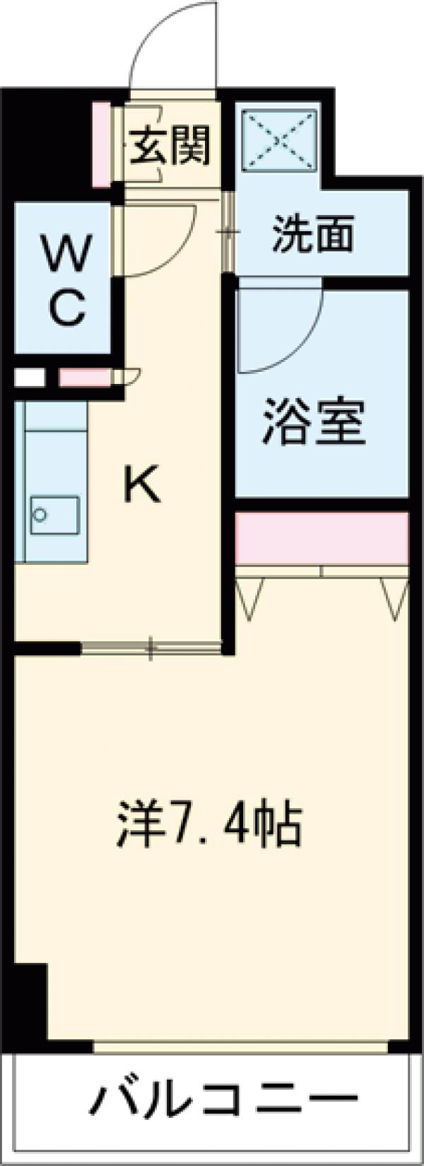 リージア雪谷の間取り