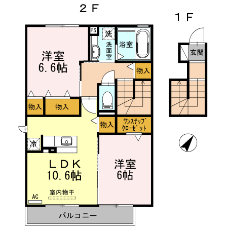 グラシューズの間取り