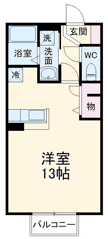 シャーメゾン泉の間取り