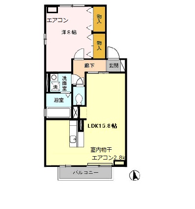 リヴェール野口の間取り