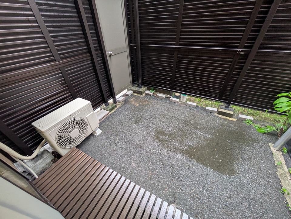 12/25 バルコニー