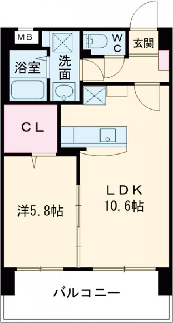 Ｃｏｕｒｔ　Ｍｉｄｉの間取り