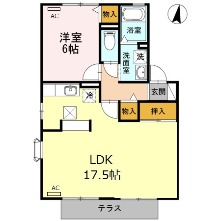 ラ・フィーネ曙 A棟の間取り