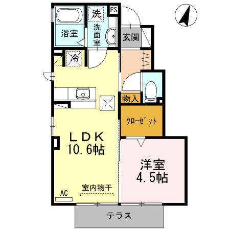 ベリーヴィレッジ C棟の間取り