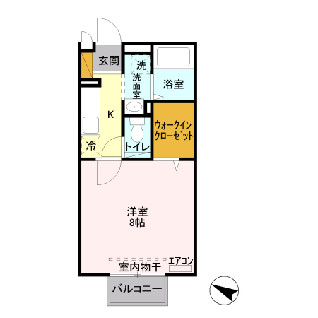 ウィスタ岸町の間取り