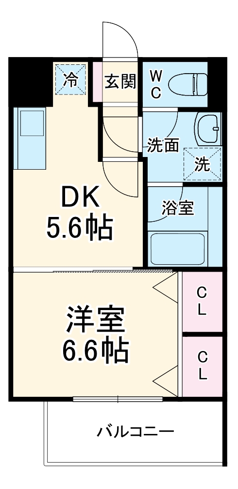ラフィーネ港北の間取り