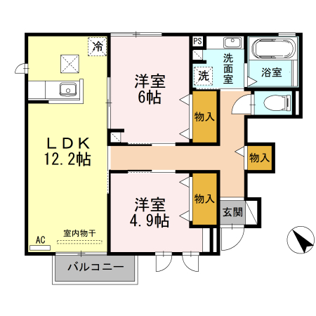 花美月の間取り