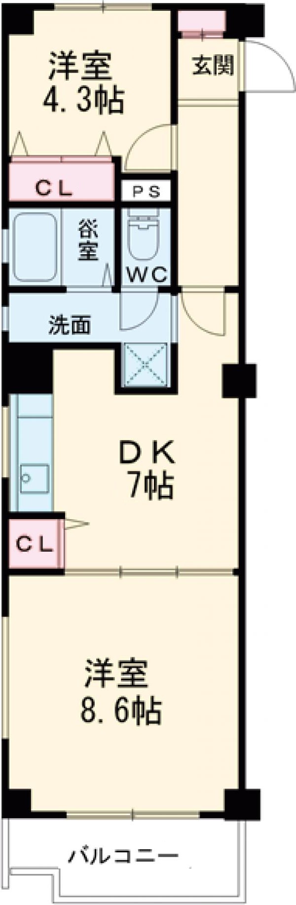 トミクラⅥの間取り