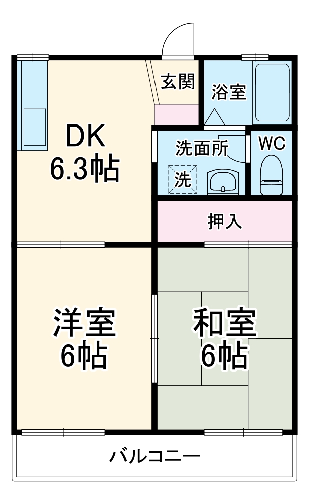 グリーンハイツ宮路の間取り