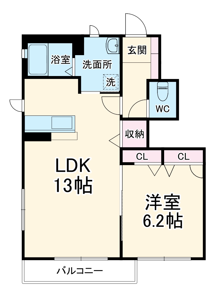 プラネットⅢの間取り