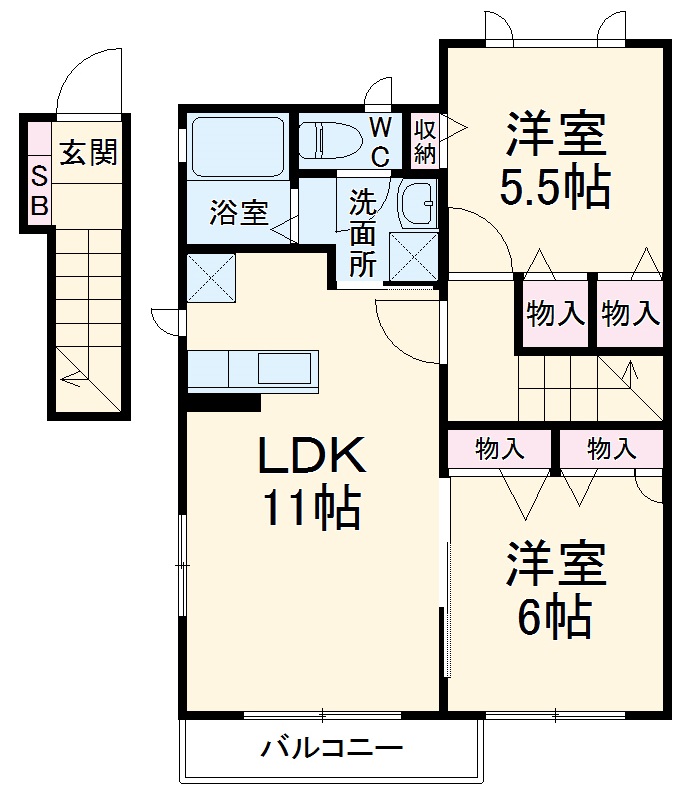 プラネットⅢの間取り