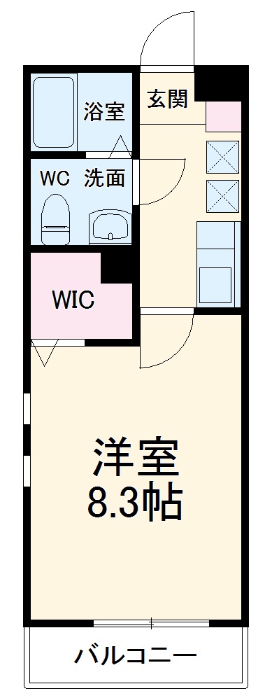オークス 浦和北の間取り