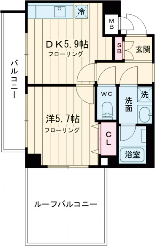 トゥールロワイヤルエルモア雪ヶ谷の間取り