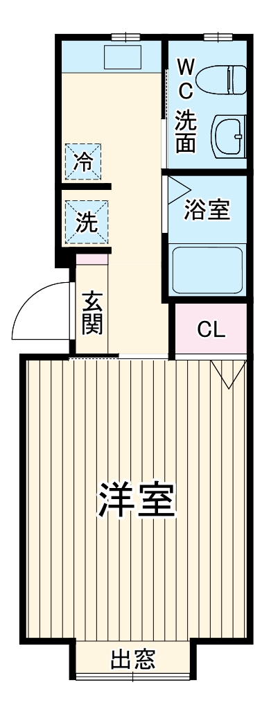 ミューズイン花中A棟の間取り