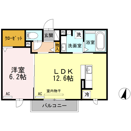 オッツ小桜の間取り