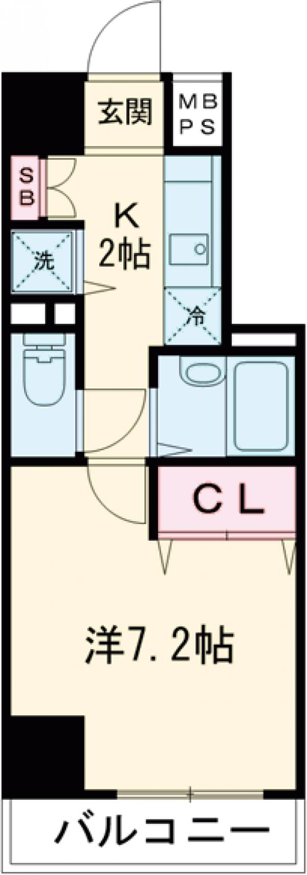 ヴェルト柿の木坂の間取り
