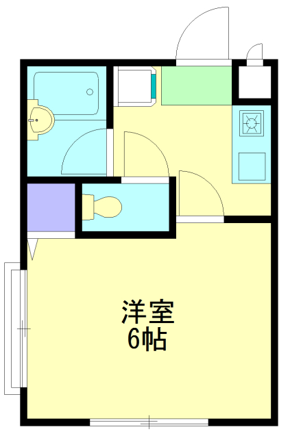 ディアコート新羽の間取り