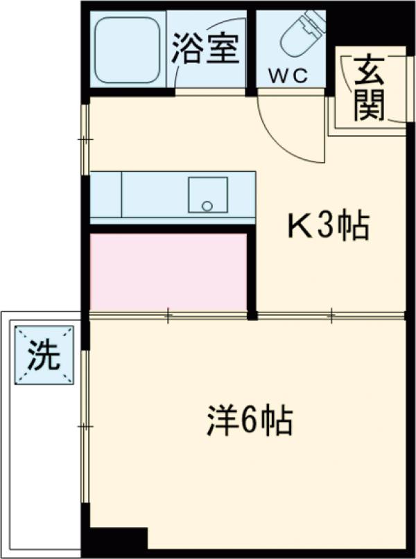 コーポえのきの間取り