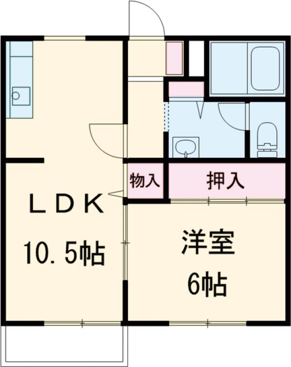 ロイヤルシティーAの間取り