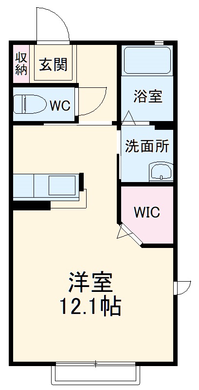グラシュー アンの間取り