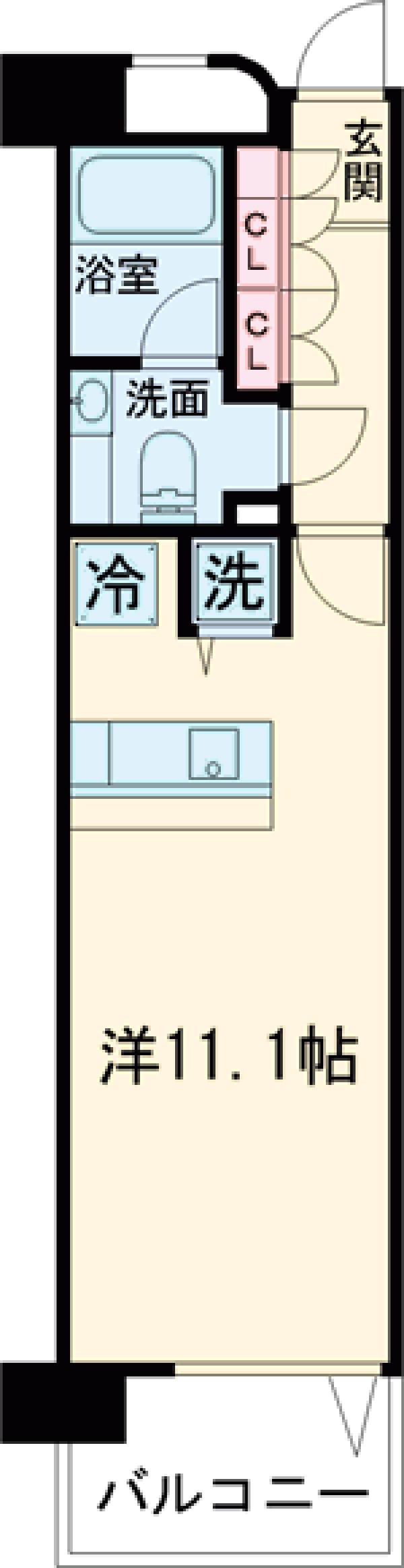 プライムアーバン学芸大学パークフロントの間取り