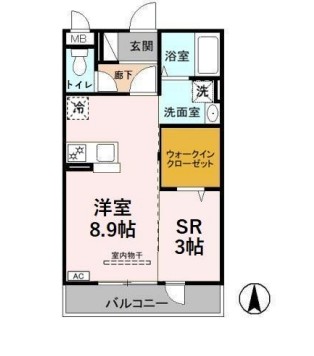 トレビナ与野本町の間取り
