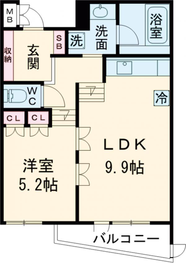 NTPRレジデンス下馬の間取り