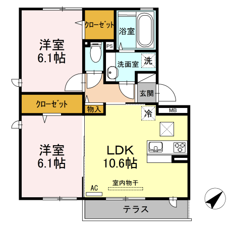 ポラリスの間取り