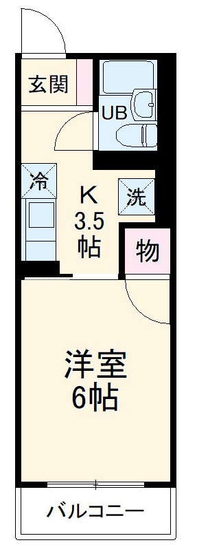 ドミトリー中浦和の間取り