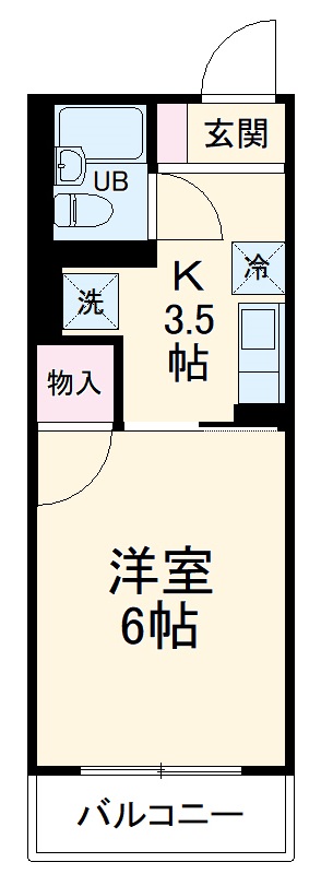 ドミトリー中浦和の間取り