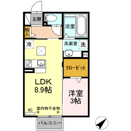 スカイパルの間取り