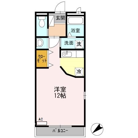 ガーデンコート ラ・フェスタ IIの間取り