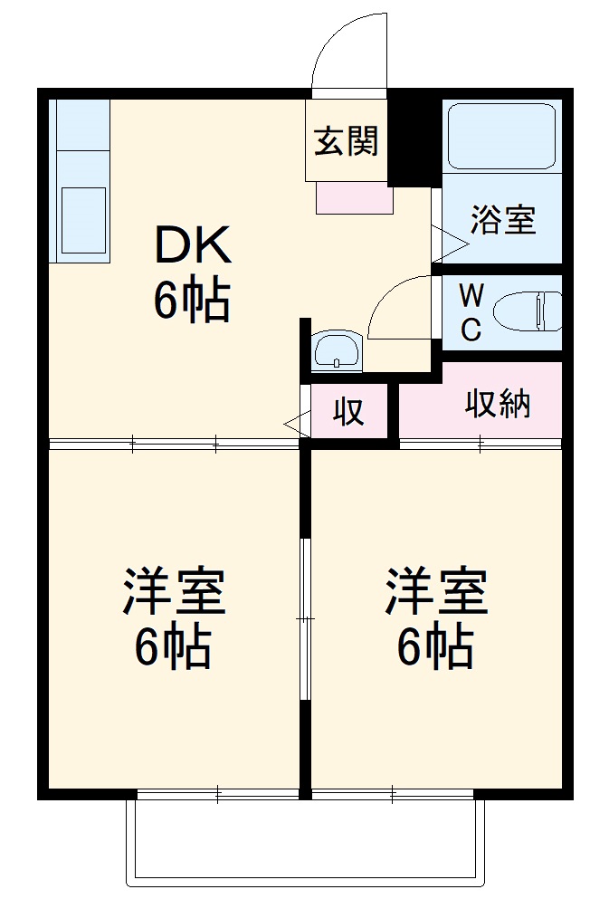ハイツベストⅠの間取り
