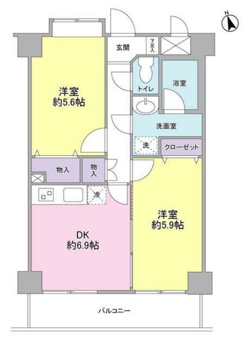 エクレール上池台の間取り