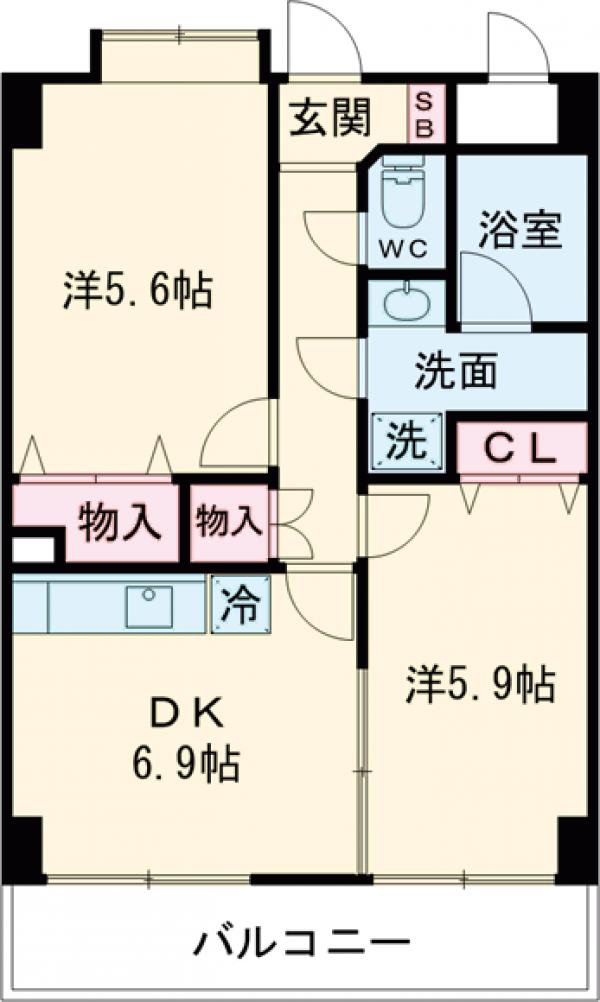 エクレール上池台の間取り