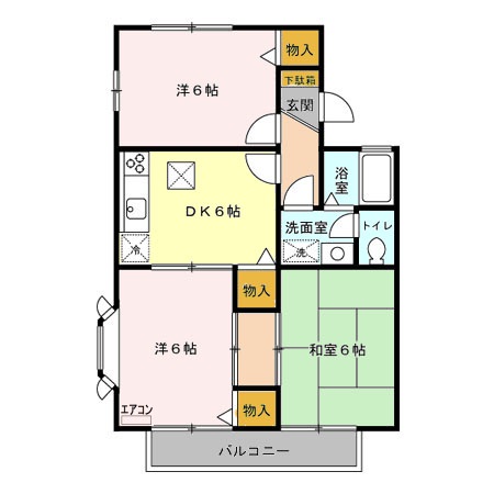 エトワールメゾンの間取り
