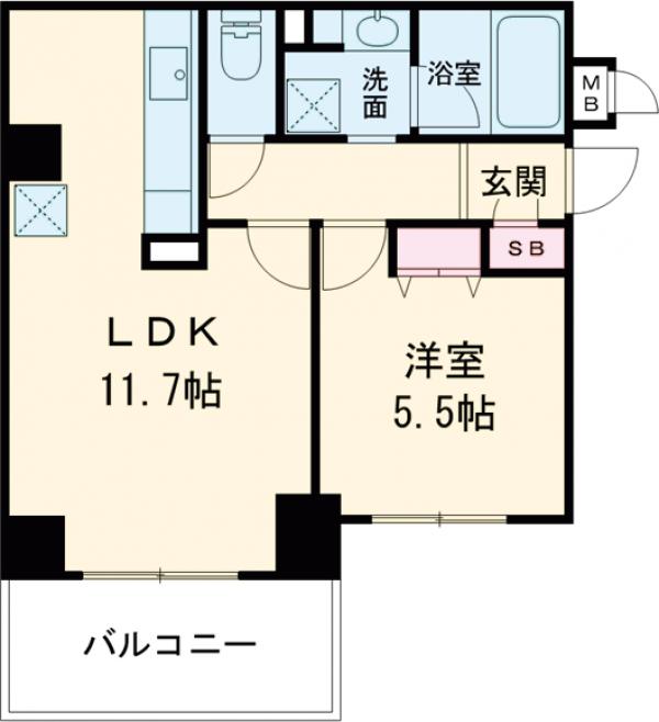 グランテム南雪谷の間取り