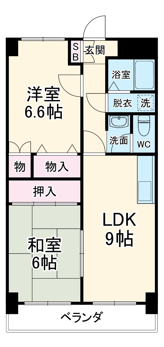 サンキャッスルの間取り