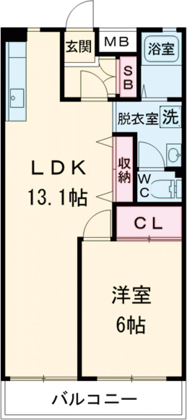 自由が丘センチュリーの間取り